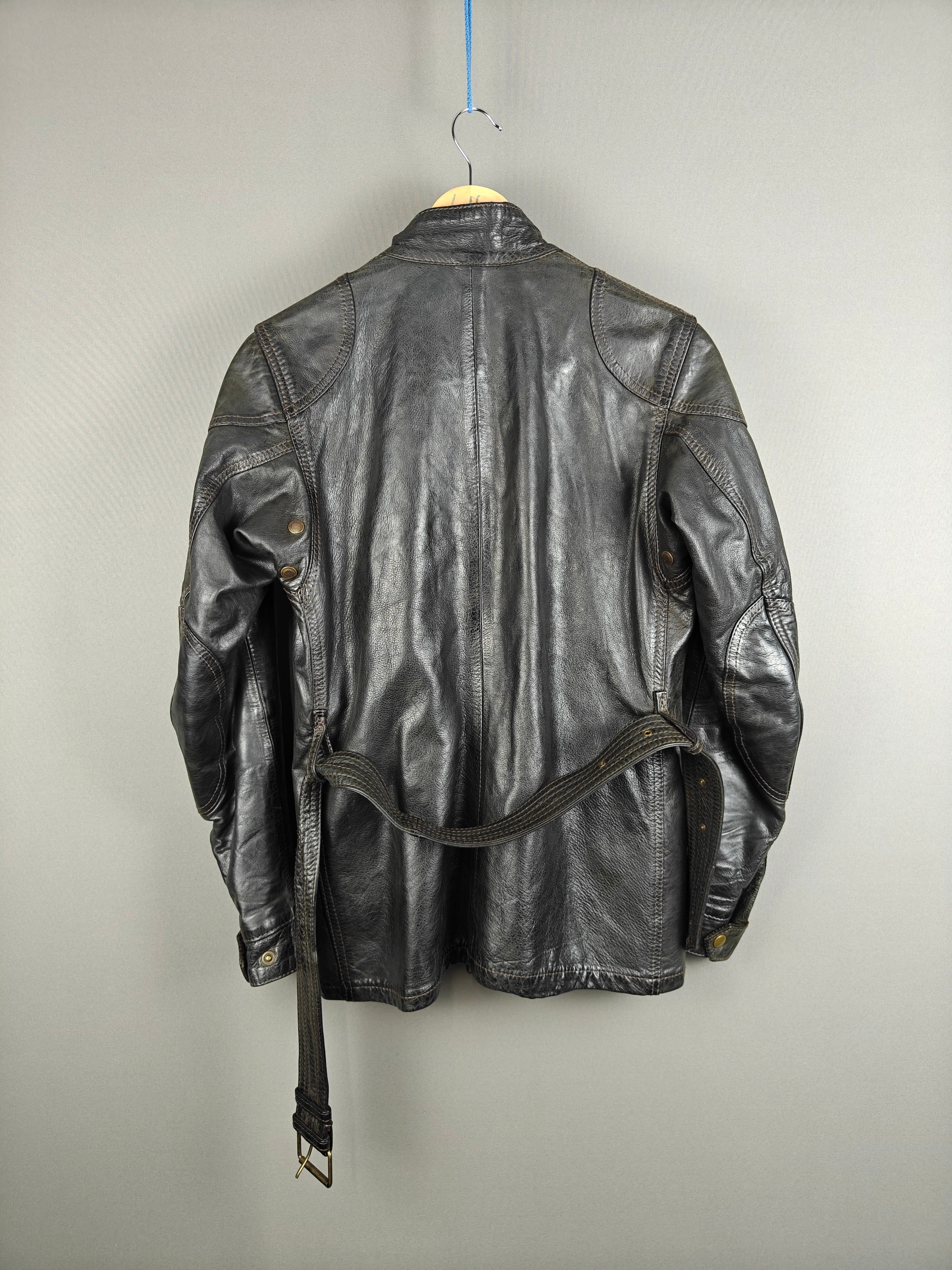 Belstaff Gold Label 85th Anniversary Leather Trialmaster, Black – Made in Italy