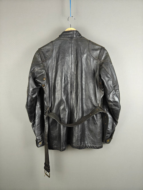 Belstaff Gold Label 85th Anniversary Leather Trialmaster, Black – Made in Italy