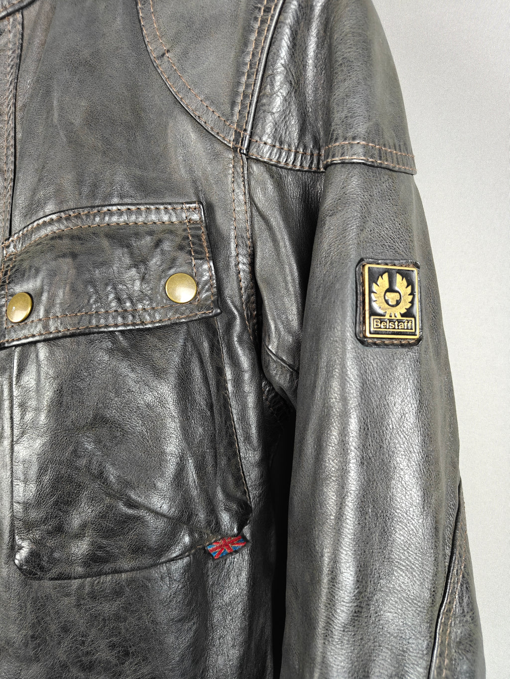 Belstaff Gold Label 85th Anniversary Leather Trialmaster, Black – Made in Italy