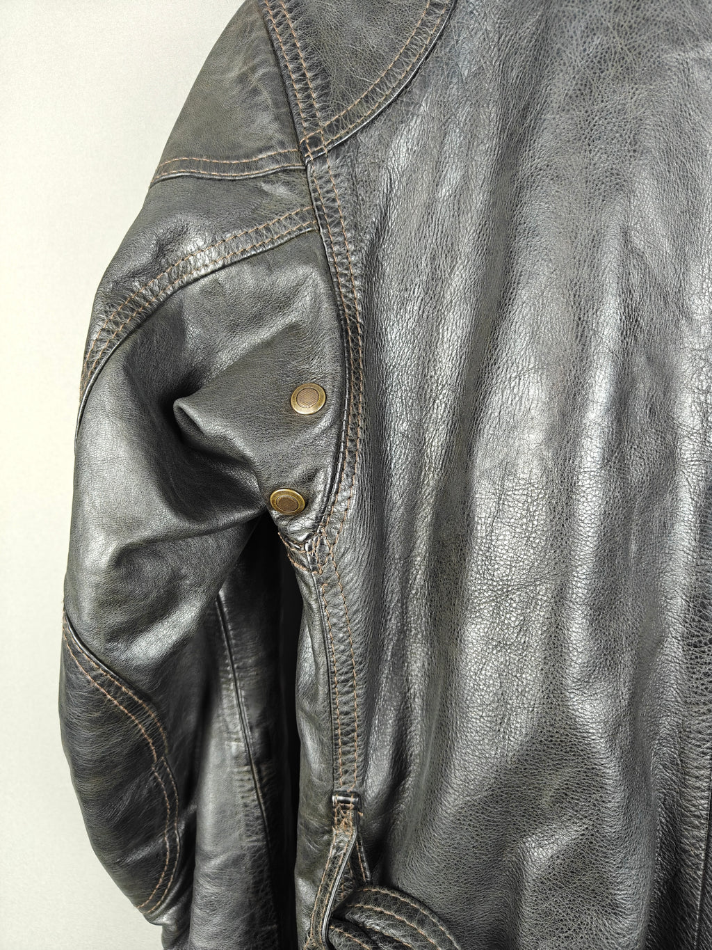 Belstaff Gold Label 85th Anniversary Leather Trialmaster, Black – Made in Italy