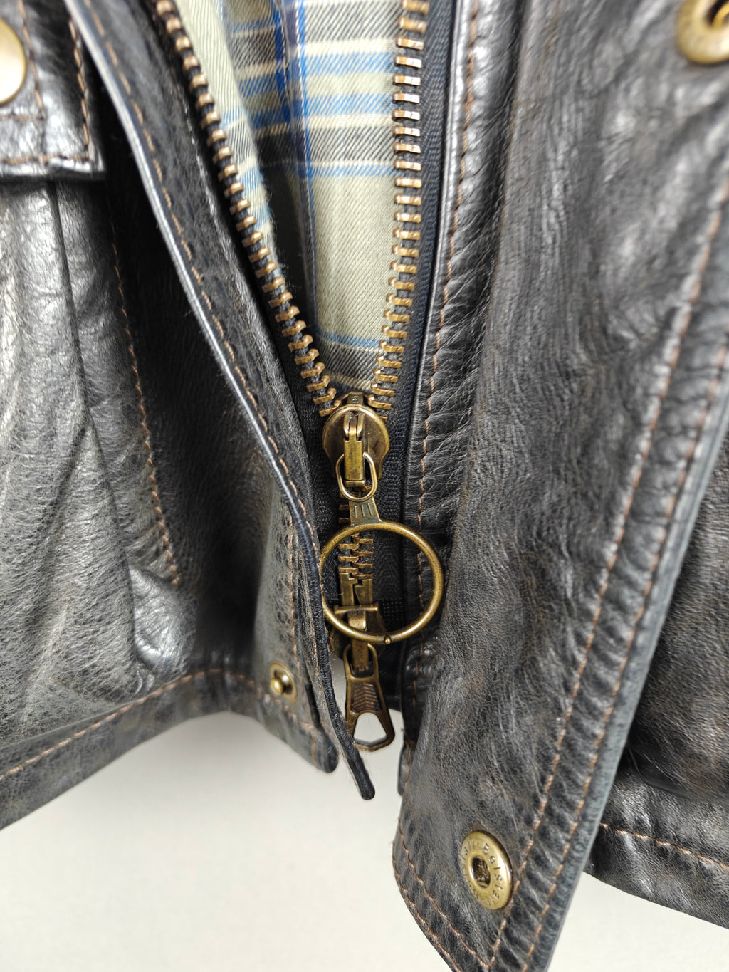Belstaff Gold Label 85th Anniversary Leather Trialmaster, Black – Made in Italy