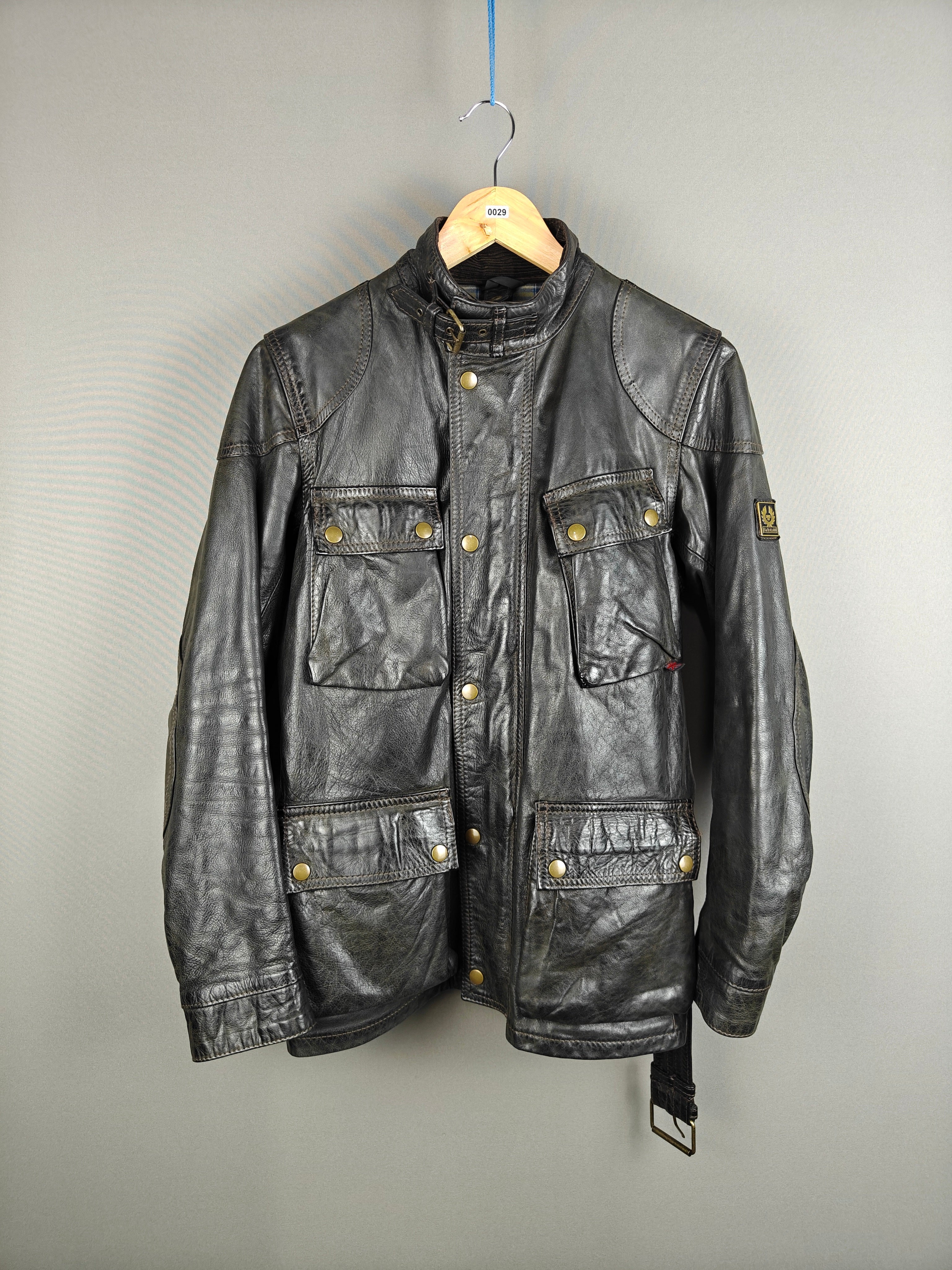Belstaff Gold Label 85th Anniversary Leather Trialmaster, Black – Made in Italy