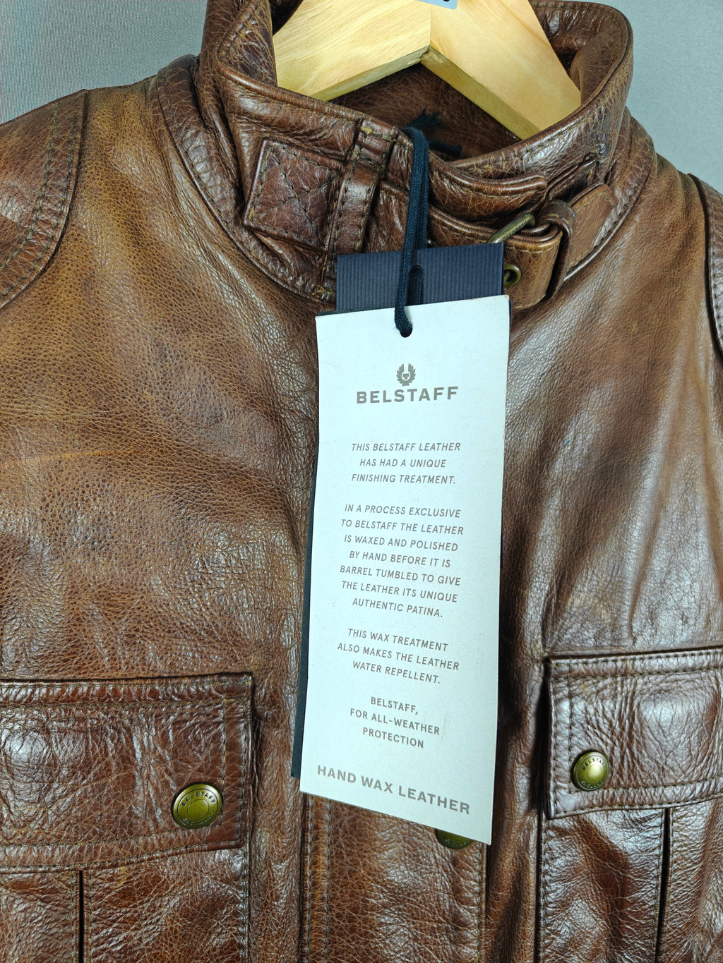 Belstaff Gangster 1969 Women’s Cowhide Leather Biker Jacket UK 16 Slim Fit Zip