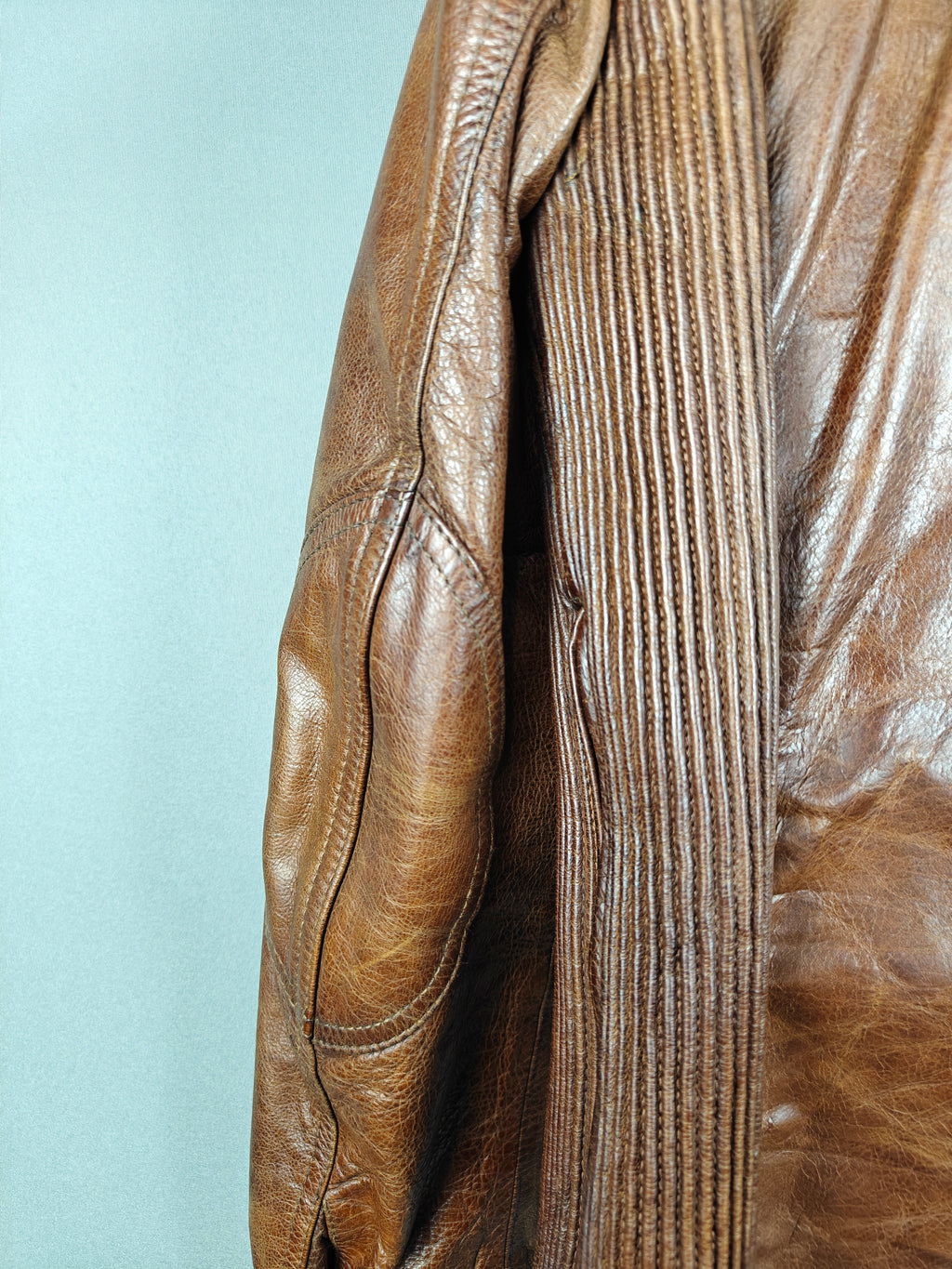 Belstaff Gangster 1969 Women’s Cowhide Leather Biker Jacket UK 16 Slim Fit Zip